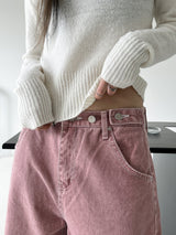 ビジョピンクデニムパンツ/no.1109 Bijo Pink Denim Pants