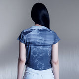 ウォーターグラフィッククロップTシャツ / WATER GRAPHIC CROP T-SHIRTS