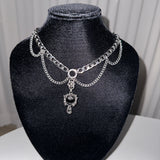チェーンケープネックレスver.3/chain cape necklace Ver. 3