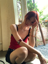 Reality V Lace Sleeveless Tee