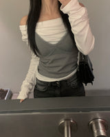 Lace cap sleeveless