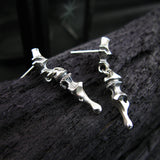 メインゴーシェシルバーイヤリング / Main gauche silver earring (4594627215478)