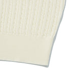 チェリークロップニットノースリーブ / CHERRY CROP KNIT SLEEVELESS [IVORY]