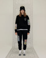 GRANNY SQUARE SWEATSHIRT BLACK (6691428434038)