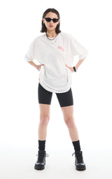 リフレクティブオーバーサイズTシャツ