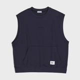BASIC LABEL SWEAT VEST (6568439447670)