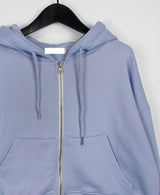 ピーナッツクロップジップアップ/Peanut Crop Hood Zip Up (4color)