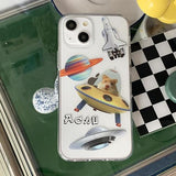 スペースファイトハムスター iPhoneケース