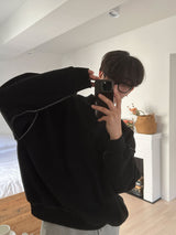 ASCLO ウォームステッチハイネックスウェットシャツ（4colors）