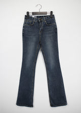 ポイントブーツカットデニムパンツ / no.2319 Point Bootcut Denim Pants (2color)