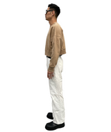 プリントクロップドスウェット/Print Cropped Sweat-BEIGE