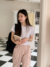 クールクロップ半袖Tシャツ (5color)