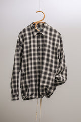 オンブルポケットシャツジャケット / OMBRE POCKET SHIRKET(SHIRTS JACKET)-MARS BLACK