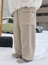 ケン & メアリー フリースセットアップカーゴパンツ