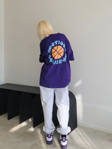 バスケットボールエンブロイダリーTシャツ / VENTIQUE basketball Embroidery T 5color