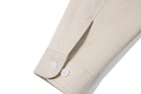 ソリッドスエードシャツS95/Solid Suede Shirt S95 Ivory