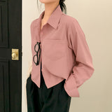 [6color] Basic pocket shirt & blouse