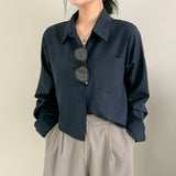 [6color] Basic pocket shirt & blouse