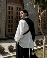 アイレットバルーンシャツ / [BRAND MADE] Savage Eyelet Balloon Shirt 2 color