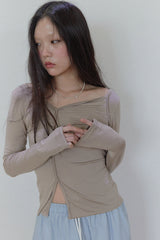 ダイアゴナルアンバランスドTシャツ / Oz Diagonal Unbalanced T (3 colors)