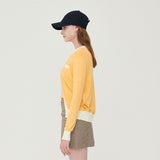 Logo jacquard knit set-up_YELLOW (6659925246070)