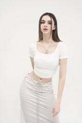 リンクスリットストラップロングスカート / 954. Linked slit strap long sk (2color)