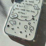 Black - Dream Some Cat Phone Case Bead Tok SET