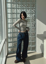 ネイビービジョデニムパンツ/no.3452 Navy Bijo Denim Pants