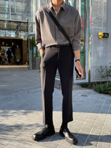 ディープデイリーセミフィットスラックス/Deep Daily Slim Fit Slacks (4 colors)