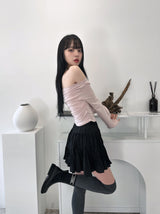 freesia shirred skirt