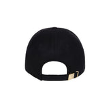 Stud Logo Wool Over Fit Ball Cap Black