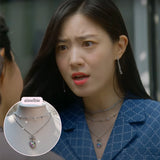  Rainbow Heart Princess Necklace (Jung Wooyeon, Rocket Punch Sohee Necklace)