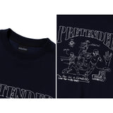 PRETENDER DOODLE SWEAT SHIRTS (3color) (6678692429942)