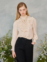 フリルスモックブラウス / Frill Smocks blouse