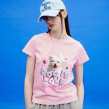 ドッグイズラブゴーレム半袖Tシャツ/Dog is love GOOREUM half sleeve tshirts