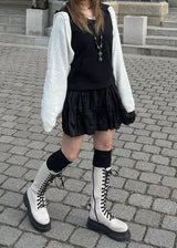 フードボレロカーディガン / Hooded bolero cardigan