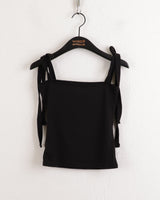 タムミリボンクロップストラップナシ/Tammi Ribbon Cropped Strap Pear