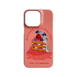 ストロベリーホイップクリームケーキiPhoneケース/Strawberry Whipped Cream Cake (iPhone) Glossy Hard Case