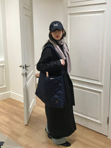 Verliebt high neck long coat
