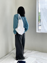Peanut nylon spring backpack 