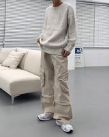 ブラッシュウールラグランニット/CR Brush Wool Raglan Knit (4 colors)