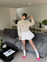 Pink Bow Sweatshirt