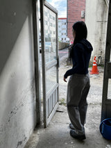 Slit puff point pants