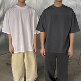 3 タップハイネックシルケットTシャツ
