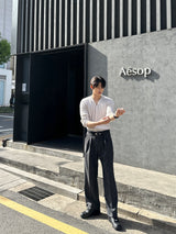 ロアサマーツータックワイドスラックス / Roa Summer Two-Tuck Wide Slacks (4 colors)