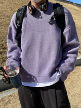 クロウォーマーラウンドニット/CLO WARMER ROUND KNIT(4COLOR)