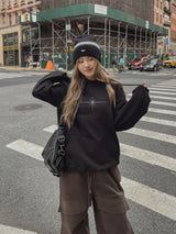 (UNISEX) フレッシュ起毛オーバーフード