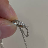 チェーンレイヤードピアス / chain layered earring (925silver)