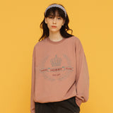 GHCピグメントリボンスウェットシャツ/GHC PIGMENT RIBBON SWEAT SHIRT_PINK