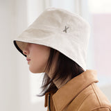VA Stud Pigment Bucket Hat / Beige